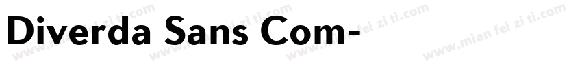 Diverda Sans Com字体转换